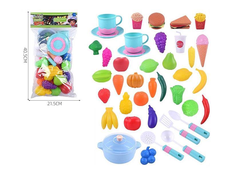Fruit And Vegetable Simulation Tableware Set