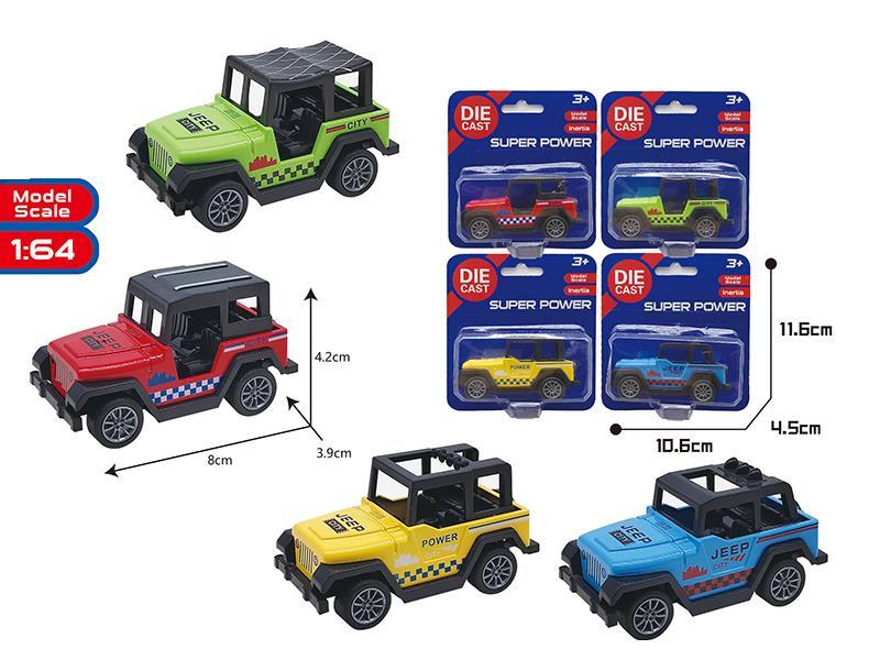 Pull Back City Jeep