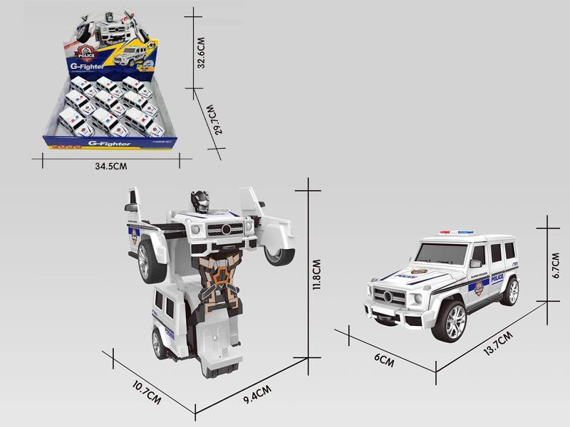 Crash Deformation Car 9pcs