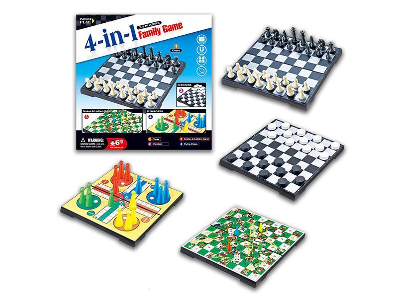 4 In 1 Chessboard