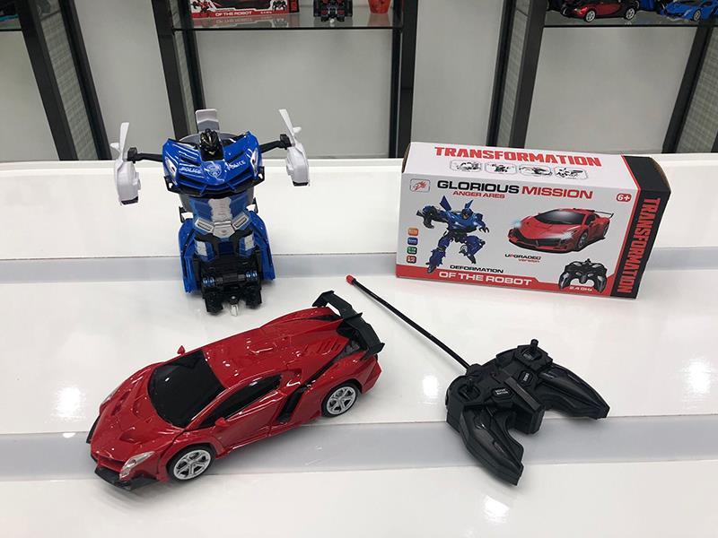 Radio-Controlled Transformable Lamborghini Car / Scale 1:18