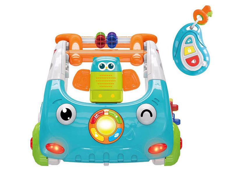 3-In-1 Remote Control Baby Walker(Blue)