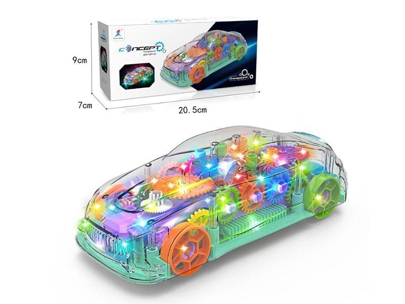 Transparent Gear B/O Car