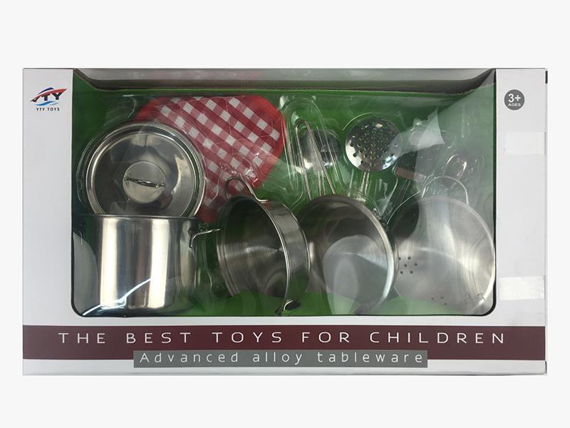Stainless steel tableware toy