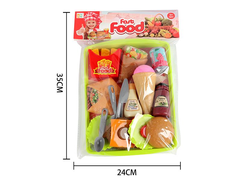 Pretend Play Toy Food Set