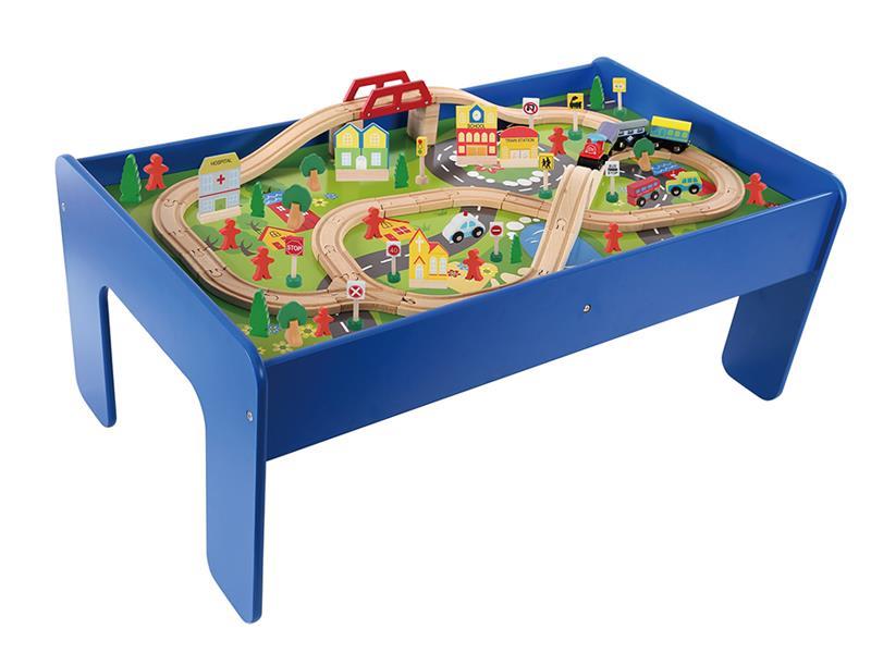 90PCS Train Track Table Set
