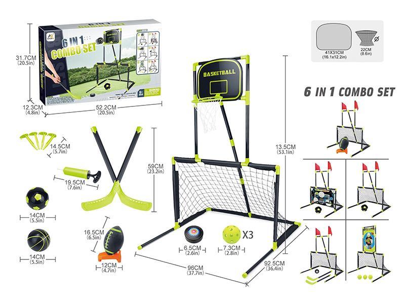 6 In 1 Sports Set