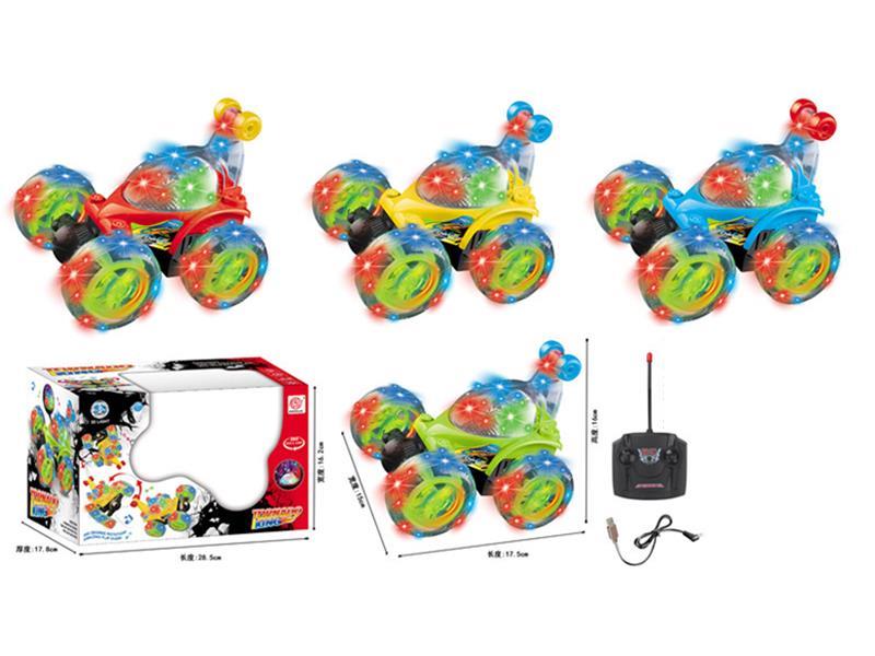 Remote Control Stunt Car With Colorful Lights And Music