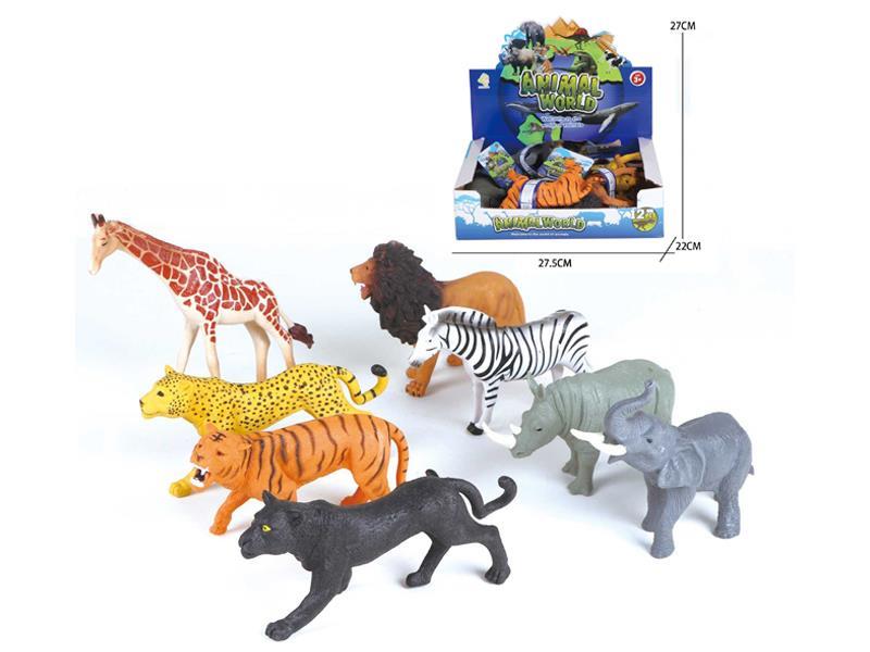8PCS Large Animals Toy