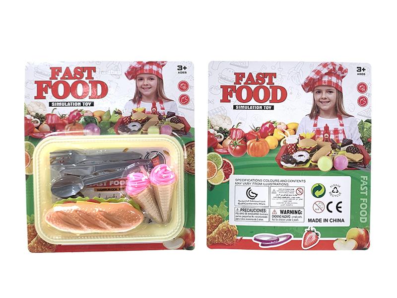 Pretend Play Toys Fast Food Set