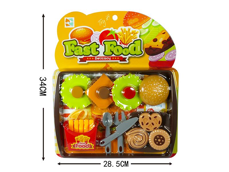 Simulation Hamburger French Fries Cookie Set