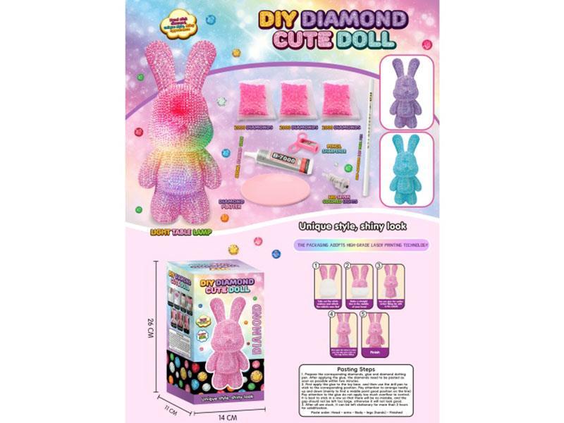 Diy Diamond Rabbit (Without Light)