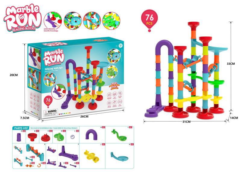 Marble Run Building Blocks 76pcs
