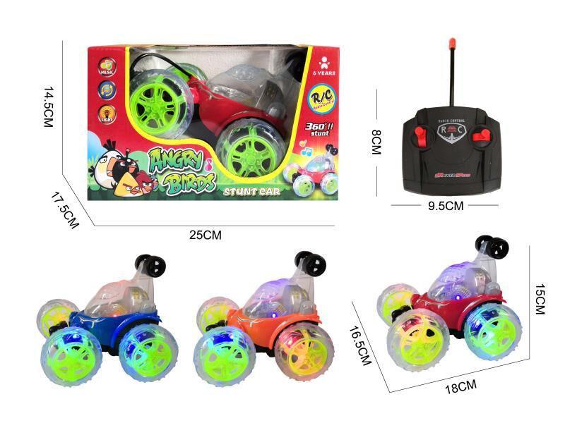 4CH R/C Multifunctional Stunt Car(Angry Birds)