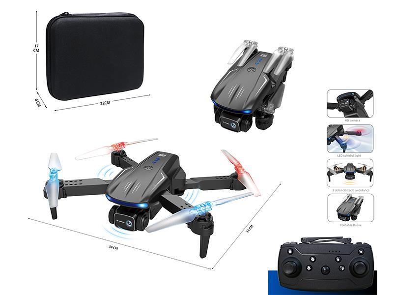 Three-Sided Obstacle Avoidance Air Pressure Fixed Height Color Light Aircraft (Wifi Camera)