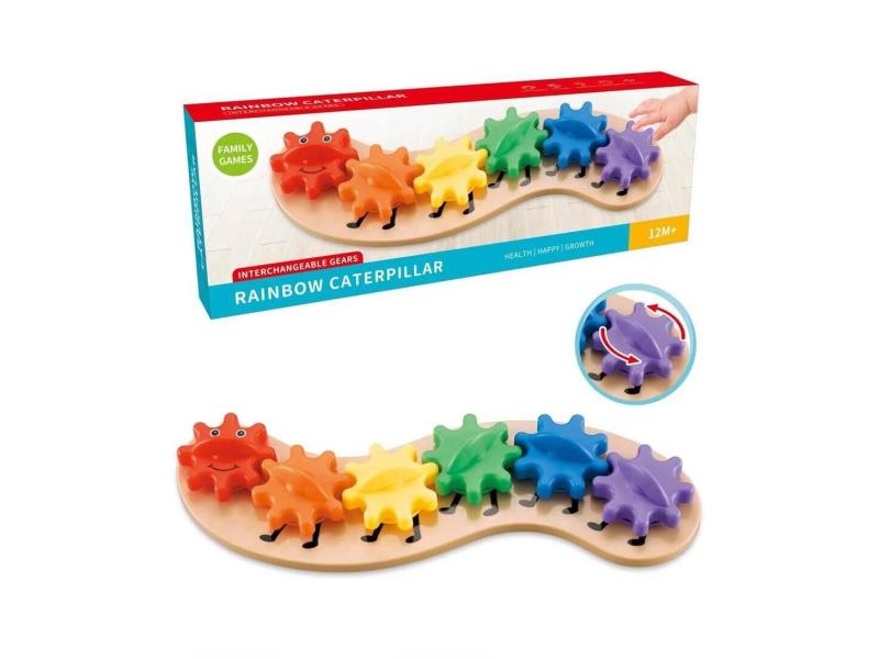 Gear Caterpillar (An Educational Toy For Infants And Children)