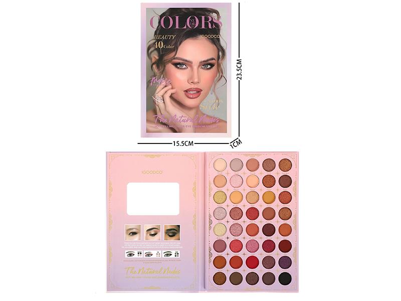 40 Color Eyeshadow Palette