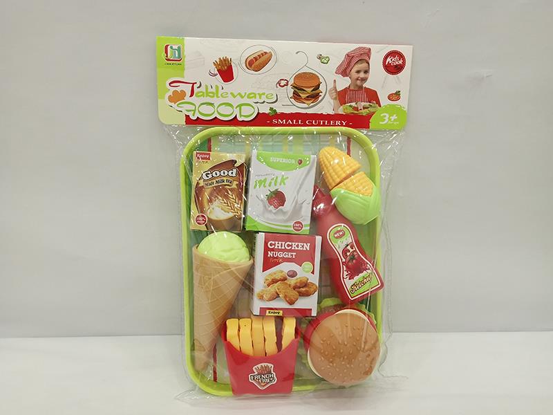 Hamburger Simulated Food Set