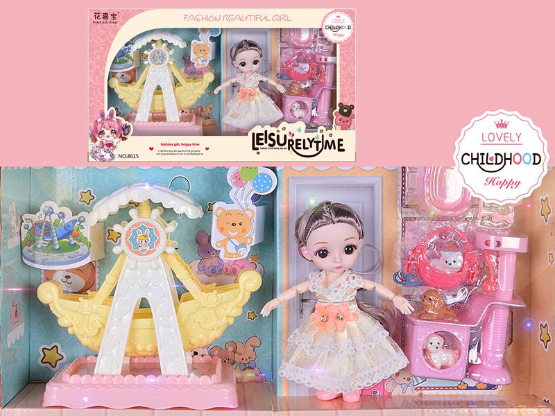 16cm Doll Pirate Ship Set
