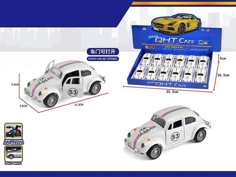 1:36 Pull Back Alloy Vintage Cars 12PCS