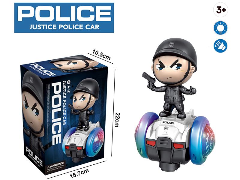 B/O Go And Bump Special Police Balance Car With Lights And Music
