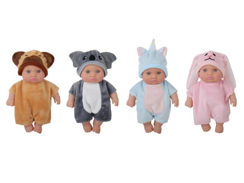 8-Inch Full-Body Rubber With No Ic (No Male Or Female Features) Animals (Koala, Unicorn, Rabbit) Four Types