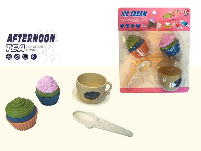 Pretend Play Toys Afternoon Tea Bread Dessert Set