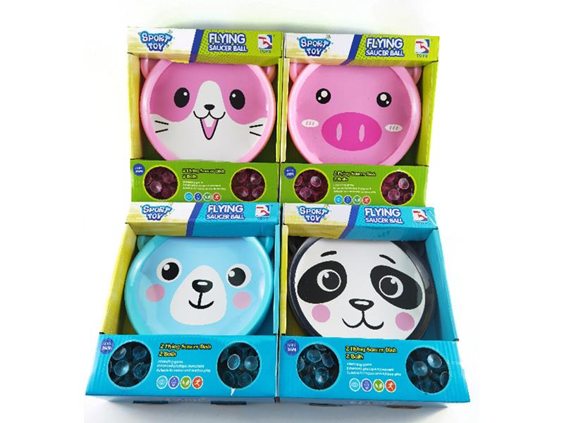 Sucker Ball Animal Shape Sport Racket  Set(With Light)