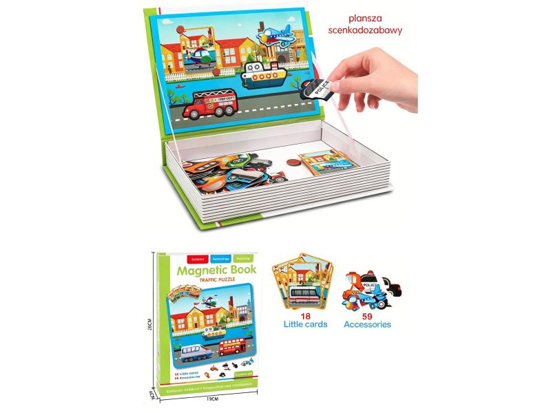 Magnetic Puzzle /Transportation Series