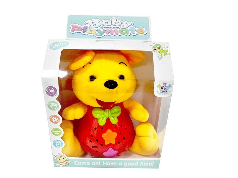 Cartoon Bear With Sound And Light