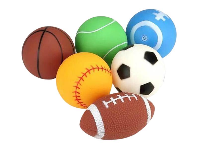 6pcs Vinyl Ball