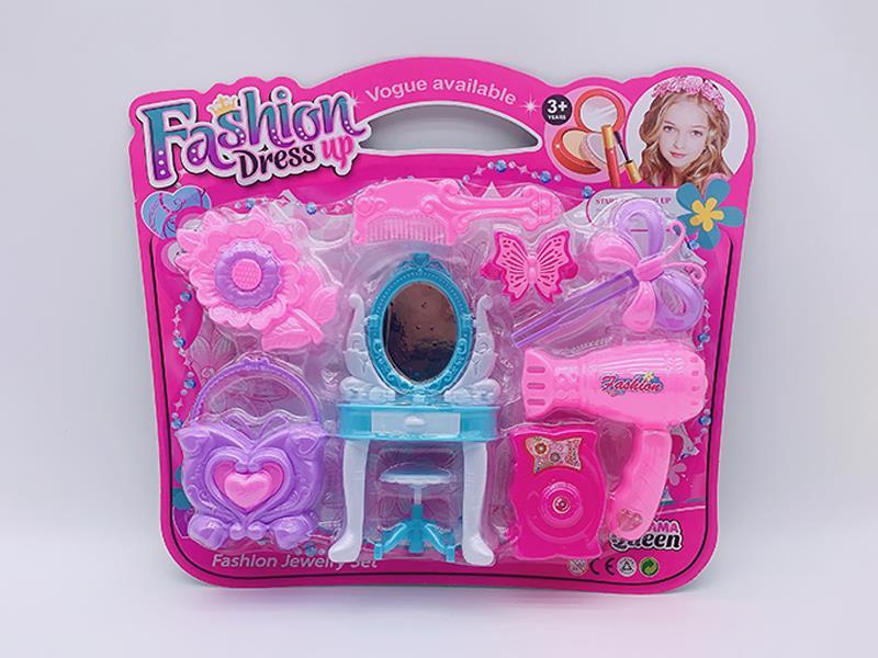 Dressing Table With Hair Dryer 9pcs