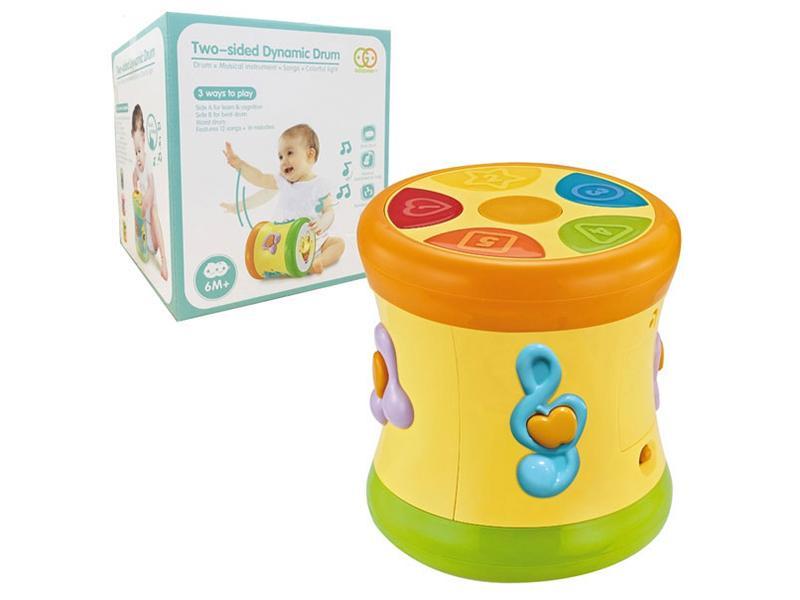 Double-Faced Drum With Music