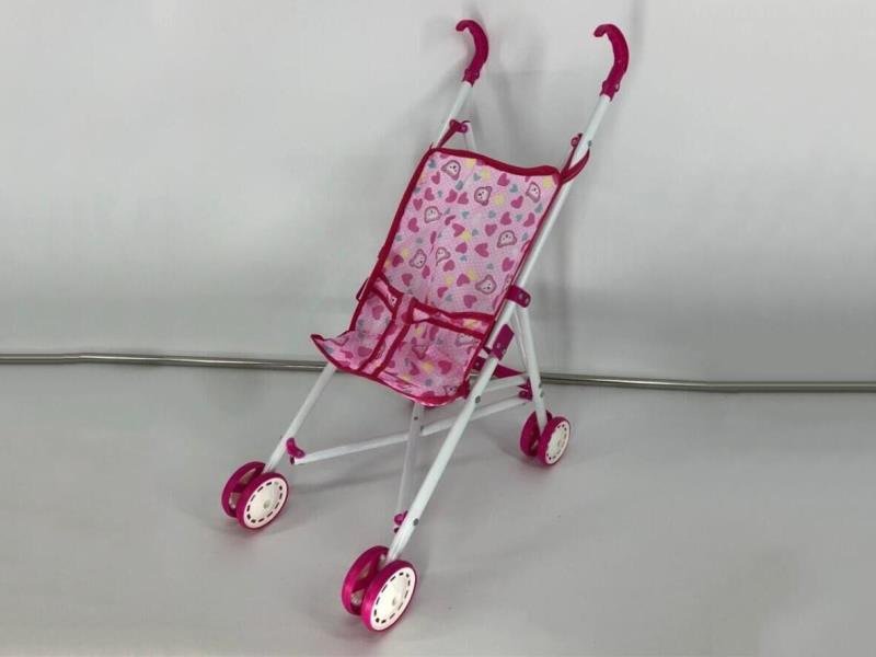 A Light Purple Iron Toy Trolley With White Tubes