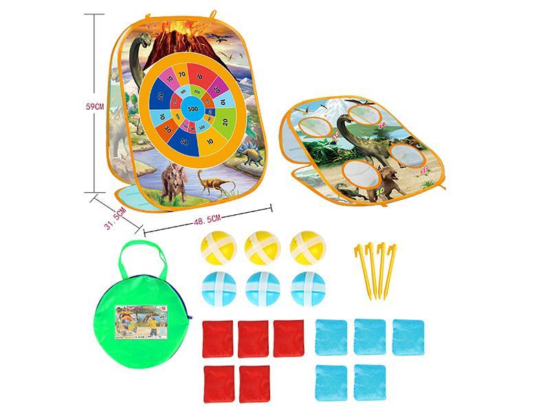 Dinosaur Folding Throw Sandbag Tent  21PCS