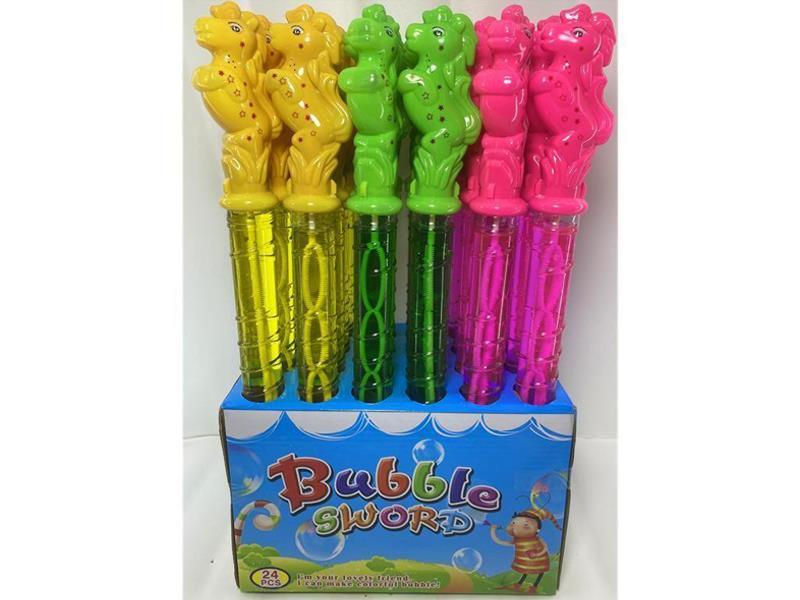 24PCS Cartoon Bubble Stick (Horse)