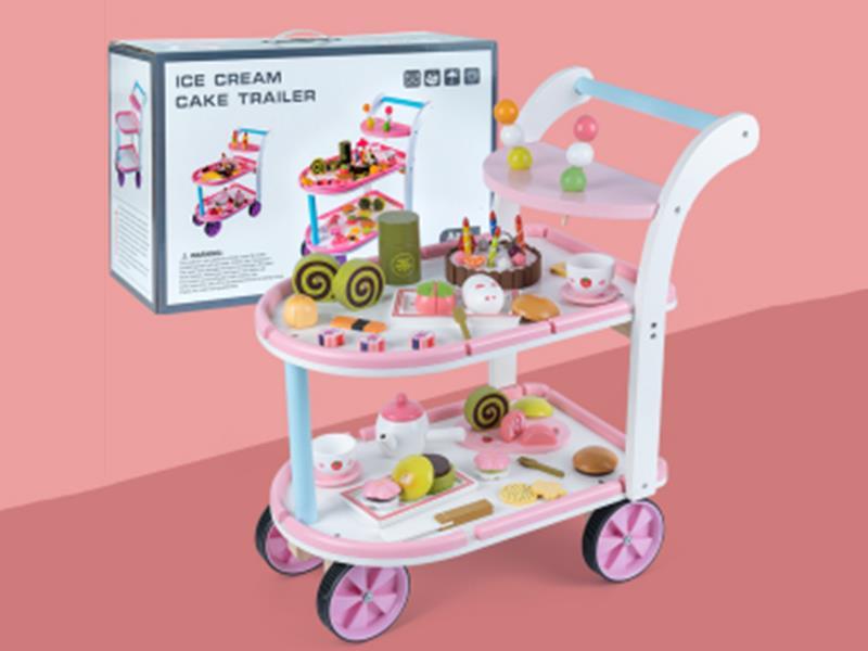 Wooden Cake Trolley