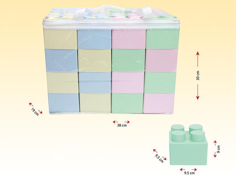 32pcs Macaroon Color Large Building Blocks