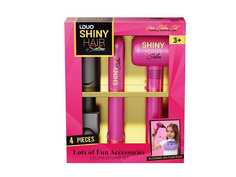 Hair Salon Deluxe Stying Set(With Lights And Sound)4PCS
