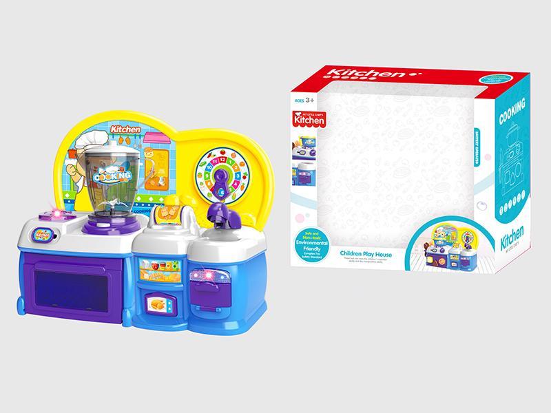 Cartoon Blue Intelligent Cooking Set