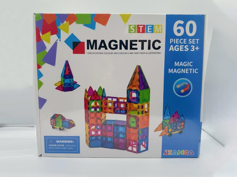 60PCS Color Window Magnetic Block