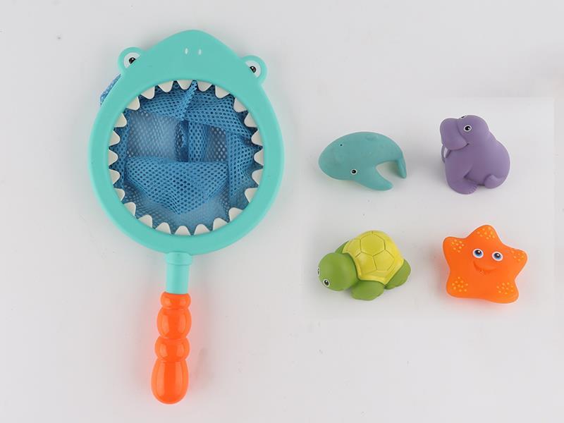 Shark Scoop Net With 4 Animals