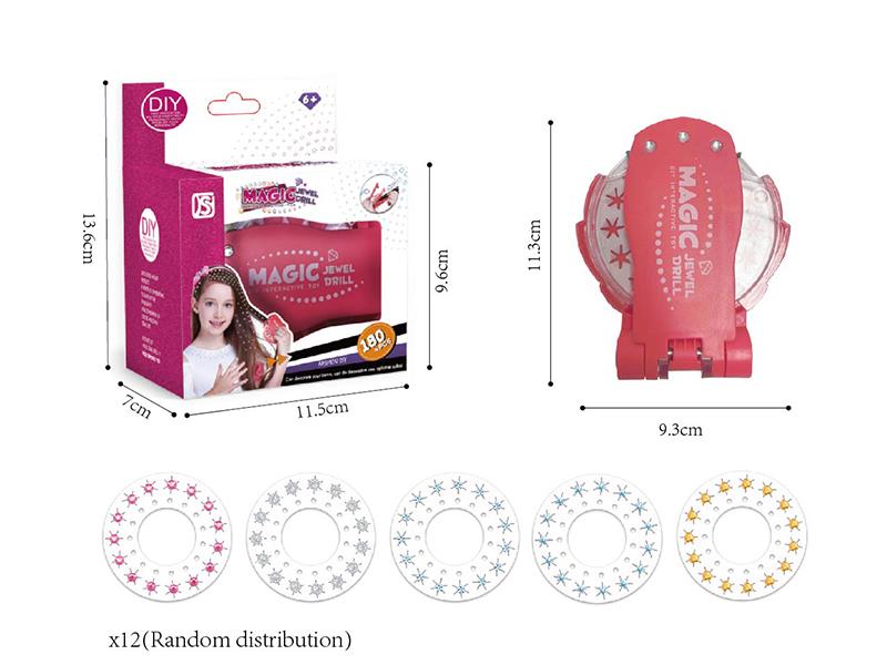 DIY Headwear Jewel Machine + 12 Pieces Diamond Stickers