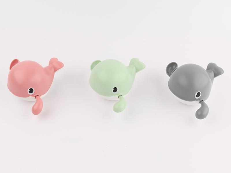 Wind Up Swimming Whale Baby Bath Toys
