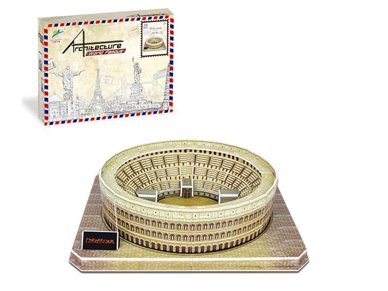38PCS Colosseum 3D Jigsaw Puzzle (English)