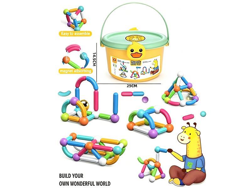 3D Magnetic Sticks 60pcs