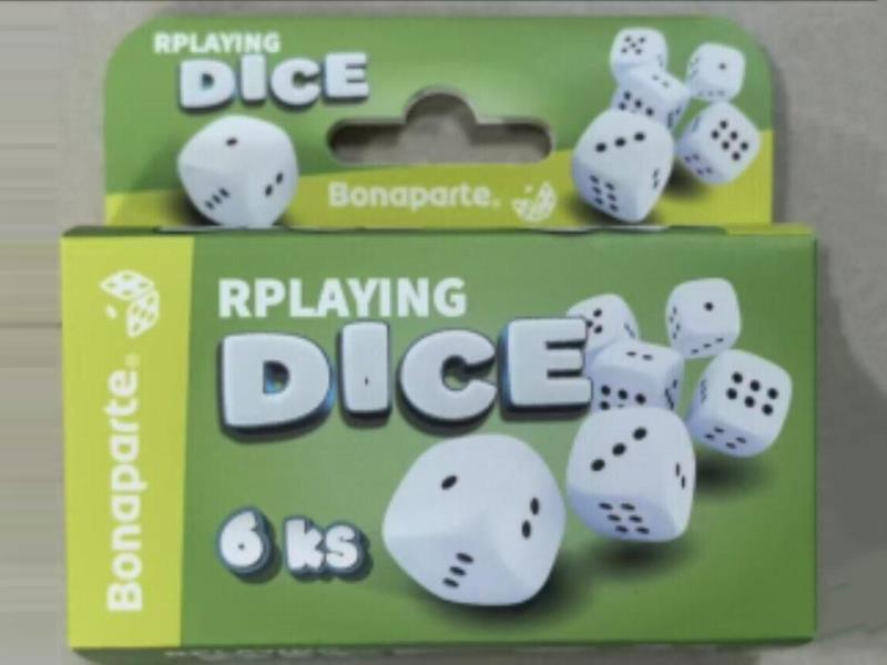 6 Pieces Of No. 15 Dice