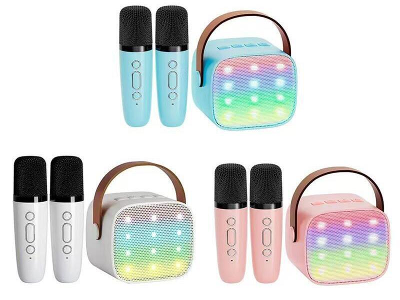 Bluetooth Wireless Karaoke Speaker Set With Dual Microphones