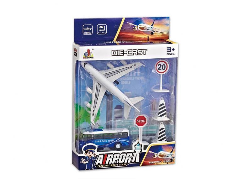 Alloy Pull Back  Airport Combination