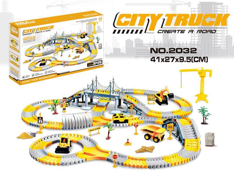 Speed B/O Rail Train 345PCS